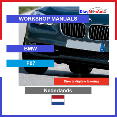 정비 매뉴얼 BMW F07 Nederlands