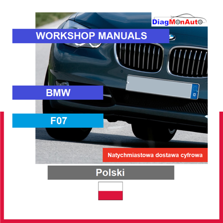 정비 매뉴얼 BMW F07 Polski
