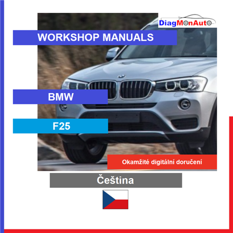 Werkstatthandbücher BMW F25 Čeština