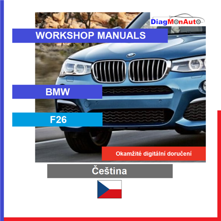 정비 매뉴얼 BMW F26 Čeština