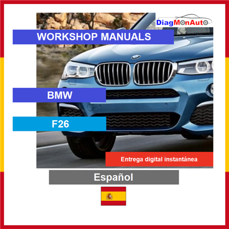 정비 매뉴얼 BMW F26 Español