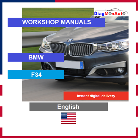 Werkstatthandbücher BMW F34 English