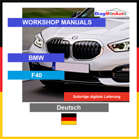 정비 매뉴얼 BMW F40 Deutsch