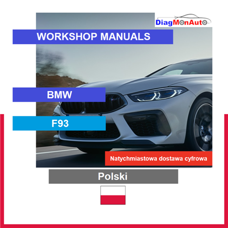 정비 매뉴얼 BMW F93 Polski
