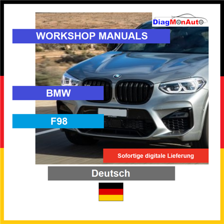 Verkstadshandböcker BMW F98 Deutsch