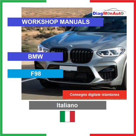 Verkstadshandböcker BMW F98 Italiano