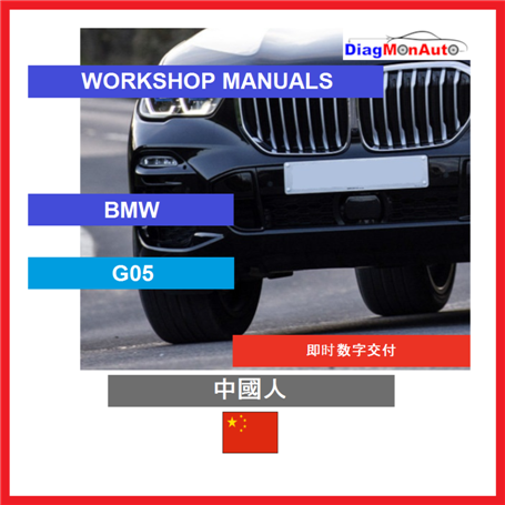 Verkstadshandböcker BMW G05 中國人