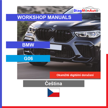 정비 매뉴얼 BMW G06 Čeština