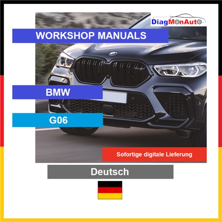정비 매뉴얼 BMW G06 Deutsch