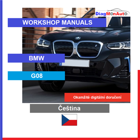 정비 매뉴얼 BMW G08 Čeština