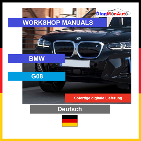 정비 매뉴얼 BMW G08 Deutsch
