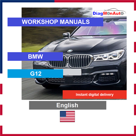 Verkstadshandböcker BMW G12 English