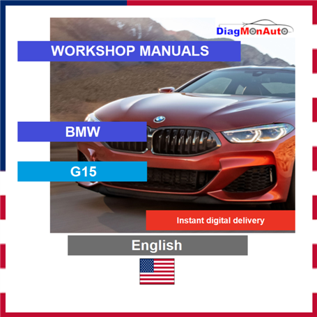 Verkstadshandböcker BMW G15 English