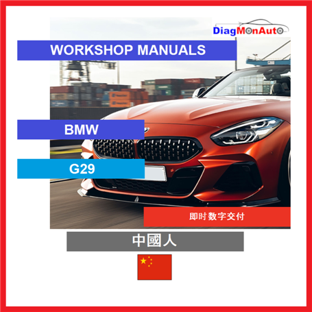 정비 매뉴얼 BMW G29 中國人
