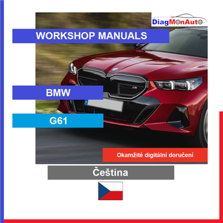 정비 매뉴얼 BMW G61 Čeština