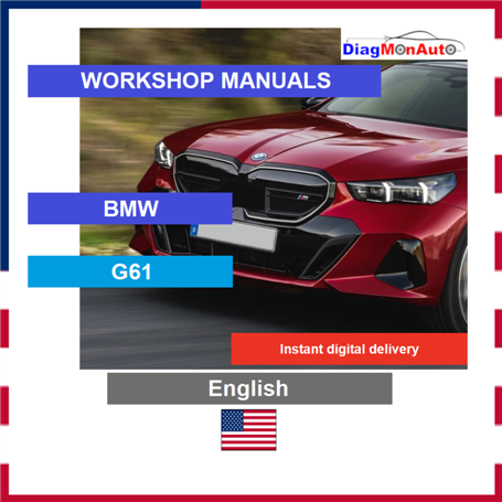 정비 매뉴얼 BMW G61 English