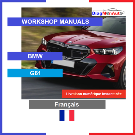 정비 매뉴얼 BMW G61 Français
