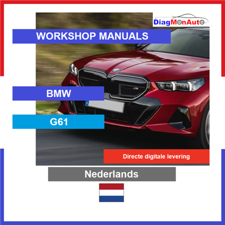 정비 매뉴얼 BMW G61 Nederlands