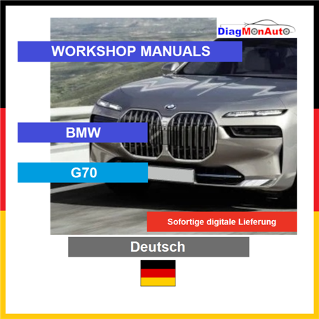 정비 매뉴얼 BMW G70 Deutsch