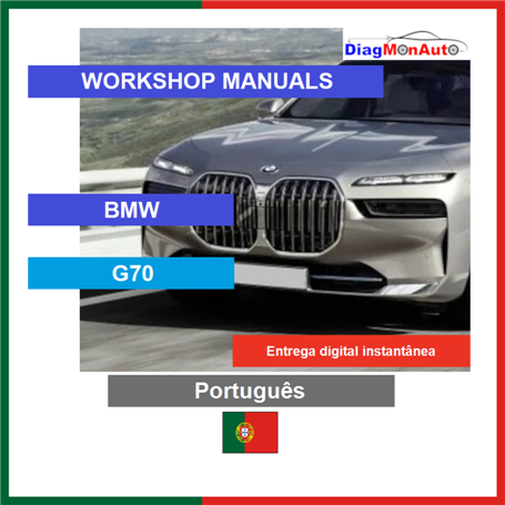정비 매뉴얼 BMW G70 Português
