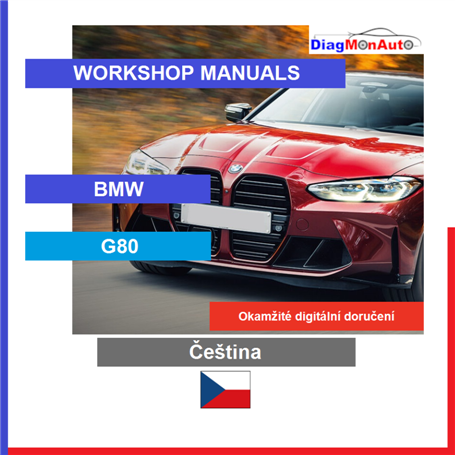 정비 매뉴얼 BMW G80 Čeština