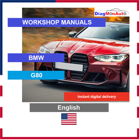 정비 매뉴얼 BMW G80 English