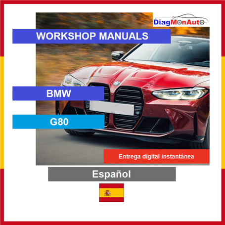 정비 매뉴얼 BMW G80 Español