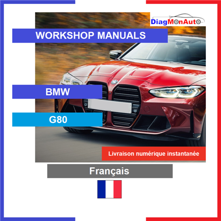 정비 매뉴얼 BMW G80 Français