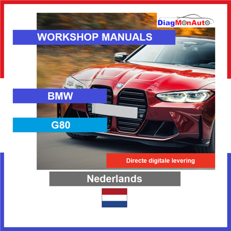 정비 매뉴얼 BMW G80 Nederlands