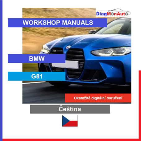 정비 매뉴얼 BMW G81 Čeština