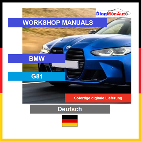 정비 매뉴얼 BMW G81 Deutsch