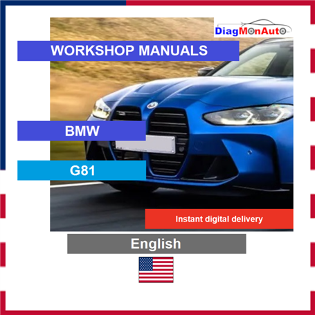 정비 매뉴얼 BMW G81 English