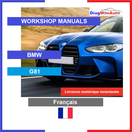 정비 매뉴얼 BMW G81 Français