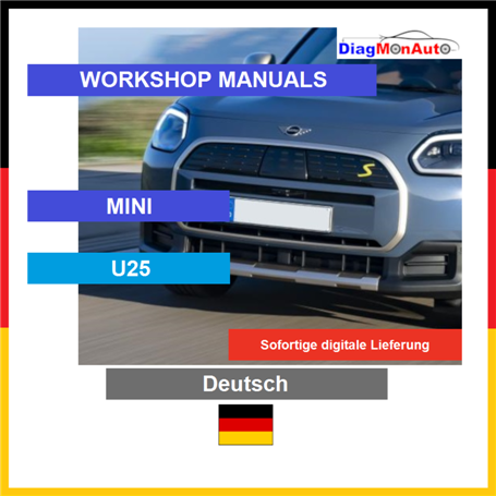 Manuels d'atelier MINI U25 Deutsch