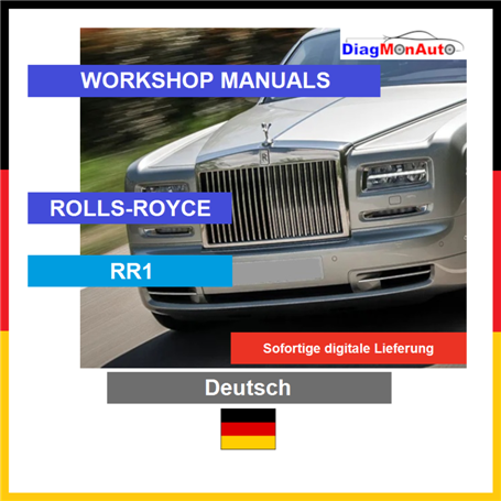 Manuels d'atelier ROLLS-ROYCE RR1 Deutsch