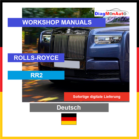 Werkstatthandbücher ROLLS-ROYCE RR2 Deutsch