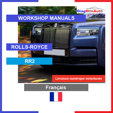 Werkstatthandbücher ROLLS-ROYCE RR2 Français