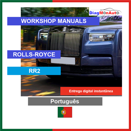 Werkstatthandbücher ROLLS-ROYCE RR2 Português
