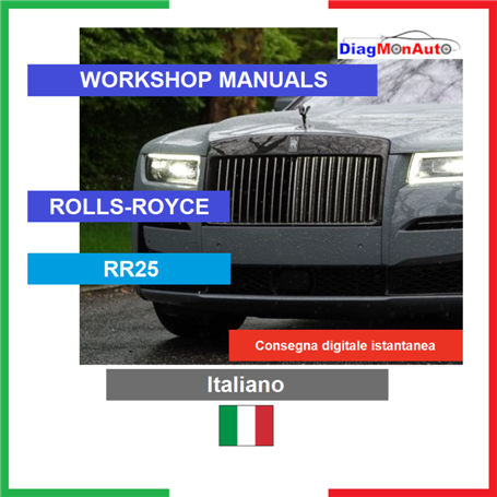 Verkstadshandböcker ROLLS-ROYCE RR25 Italiano