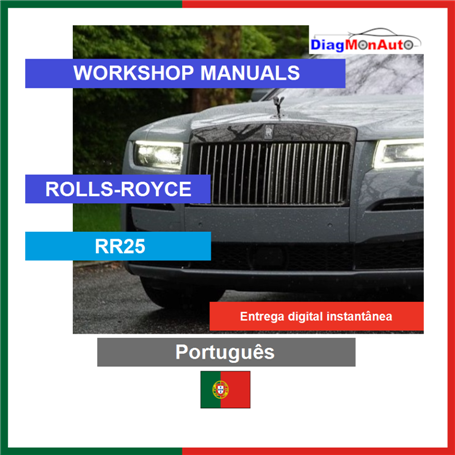 Verkstadshandböcker ROLLS-ROYCE RR25 Português