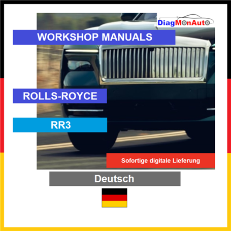 Werkstatthandbücher ROLLS-ROYCE RR3 Deutsch