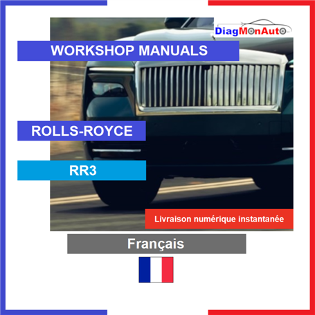 Werkstatthandbücher ROLLS-ROYCE RR3 Français