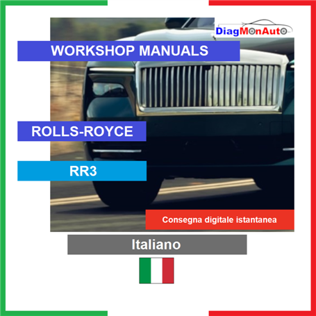 Werkstatthandbücher ROLLS-ROYCE RR3 Italiano
