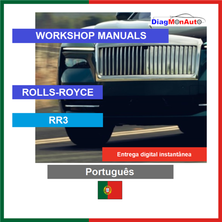 Werkstatthandbücher ROLLS-ROYCE RR3 Português