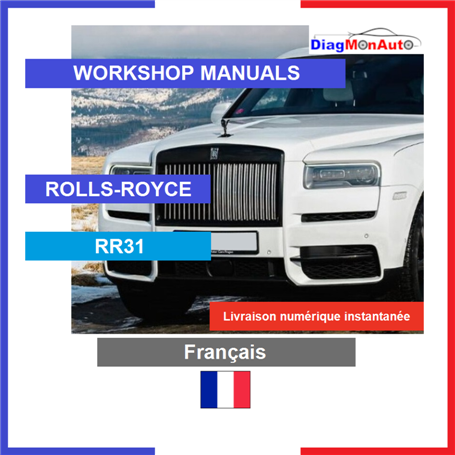 Werkstatthandbücher ROLLS-ROYCE RR31 Français