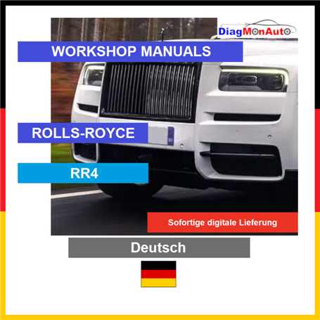 Werkstatthandbücher ROLLS-ROYCE RR4 Deutsch